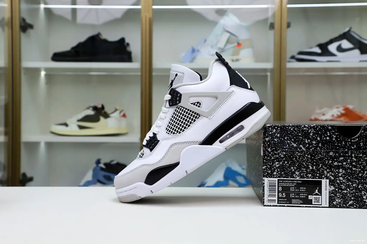Kimikick 4 AIR JORDAN BLACK MILITARY 0606